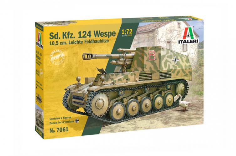 ITALERI  1/72 7061 Sd.Kfz 124 WESPE
