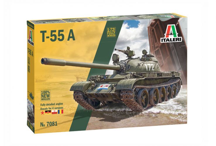 ITALERI 1/72 7081 T-55A MBT