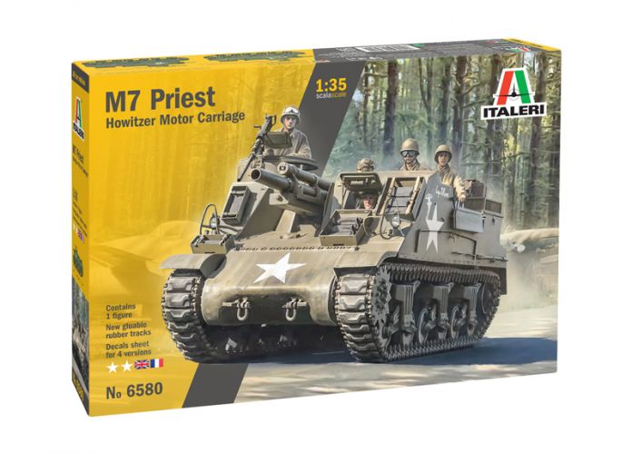ITALERI 1/35 6580 M7 PRIEST HOWITZER MOTOR CARRIAGE