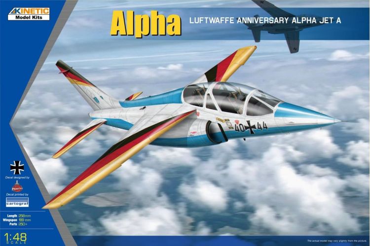 KINETIC 1/48 48087 DASSAULT-DORNIER ALPHA JET A LUFTWAFFE ANNIVERSARY
