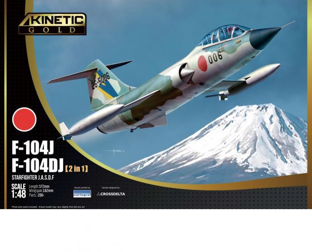 KINETIC 1/48 48092 F-104J F-104DJ  2IN1  STARFIGHTER J.A.S.D.F