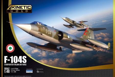 KINETIC 1/48 48093 F-104G/S ASA/M LOCKHEED STARFIGHTER ITALIAN AIR FORCE