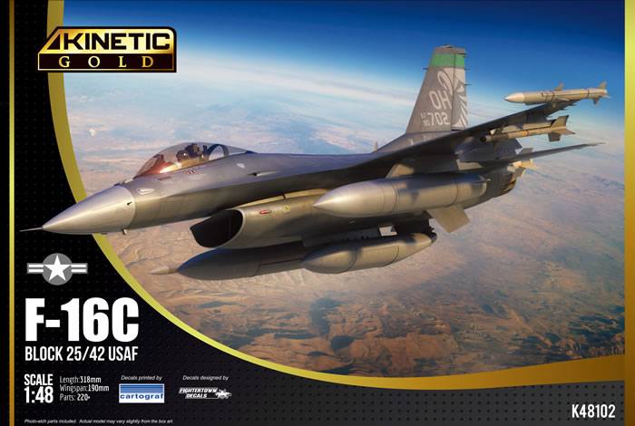 KINETIC 1/48 48102 F-16C BLOCK 25/42 USAF