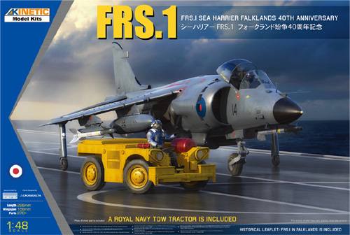 KINETIC 1/48 48138 SEA HARRIER FRS.1 AND TOW TRACTOR
