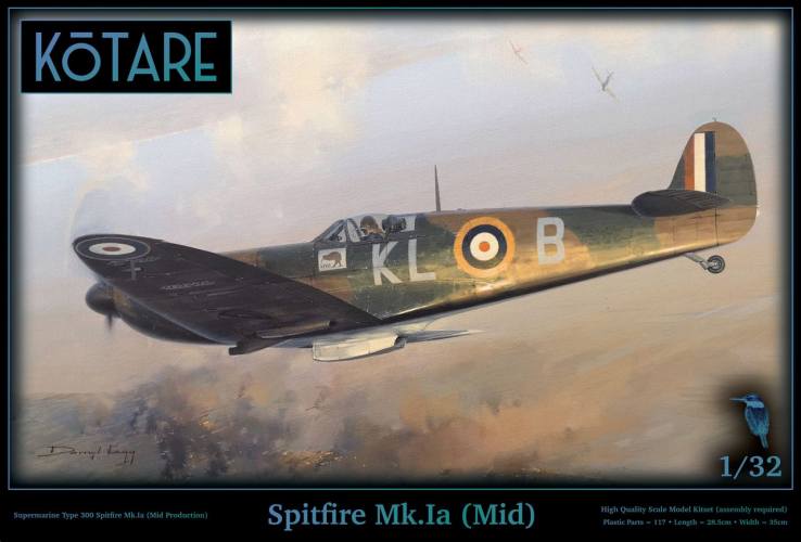 KOTARE 1/32 32001 SPITFIRE MK.IA  MID 