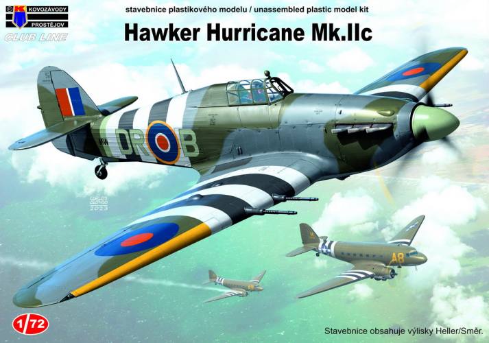 KOVOZAVODY 1/72 0012 HAWKER HURRICANE MK.IIC