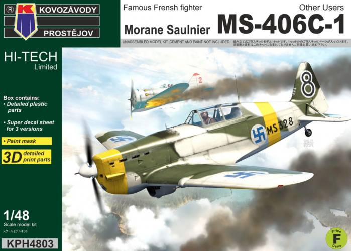 KP 1/48 4803 MORANE SAULNIER MS-406C-1 OTHER USERS HI-TECH