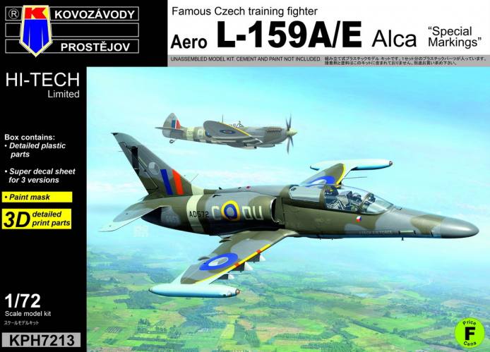 KP 1/72 7213 AERO L-159A/E ALCA SPECIAAL MARKINGS HI-TECH