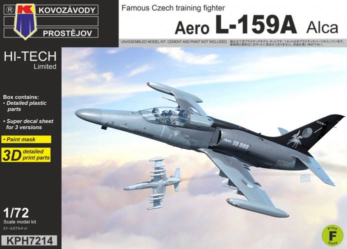 KP 1/72 7214 AERO L-159A ALCA CZECH TRAINING PLANE HI-TECH