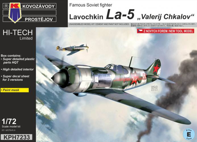 KP 1/72 7233 LAVOCHKIN LA-5 VALERIJ CHKALOV HI-TECH
