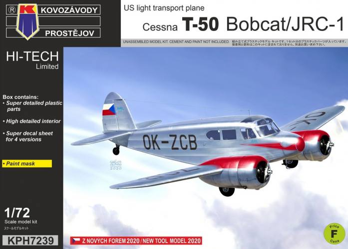 KOVOZAVODY 1/72 KPH7239 CESSNA T-50 BOBCAT/JRC-1