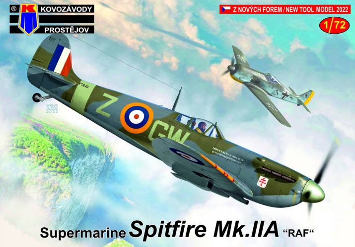 KOVOZAVODY 1/72 0302 SUPERMARINE SPITFIRE MK.IIA RAF