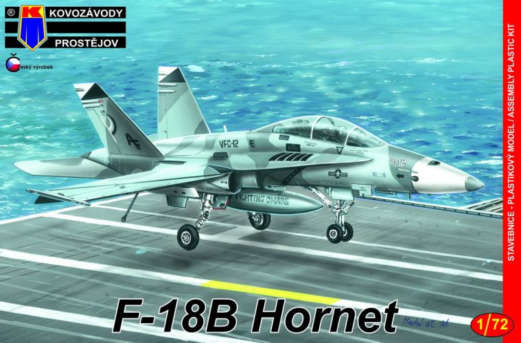 KP 1/72 0164 MC DONNELL DOUGLAS F-18B HORNET LOW VIS