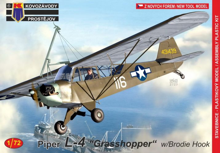 KP 1/72 0191 PIPER L-4 GRASSHOPPER WITH BRODIE HOOK