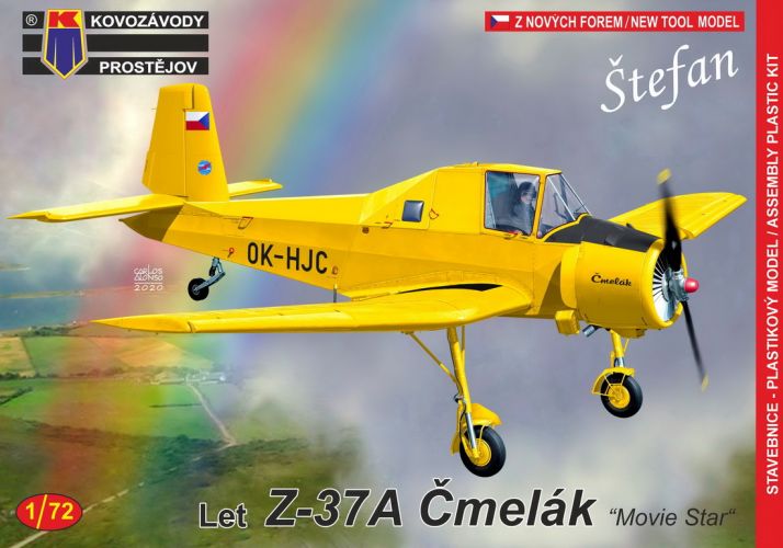 KP 1/72 0203 LET Z-37A CMELAK MOVIE STAR