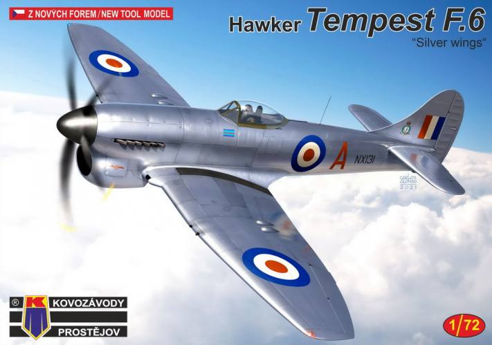 KP 1/72 0224 HAWKER TEMPEST F.6 SILVER WINGS