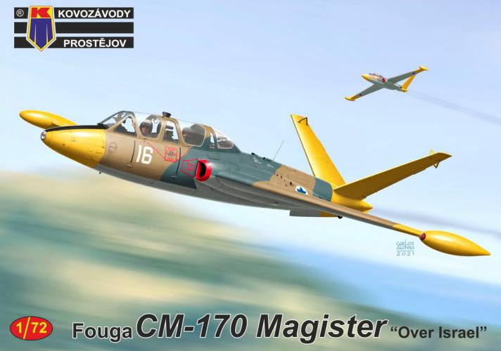 KP 1/72 0243 FOUGA CM-170 MAGISTER OVER ISRAEL