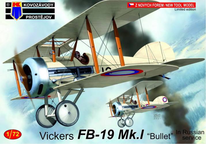 KP 1/72 0251 VICKERS FB-19 MK.I BULLET IN RUSSIAN SERVICE