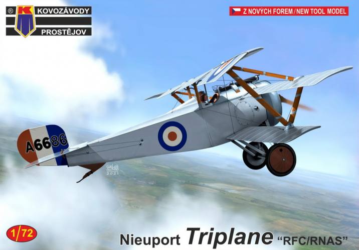 KP 1/72 0255 NIEUPORT TRIPLANE RFC/RNAS