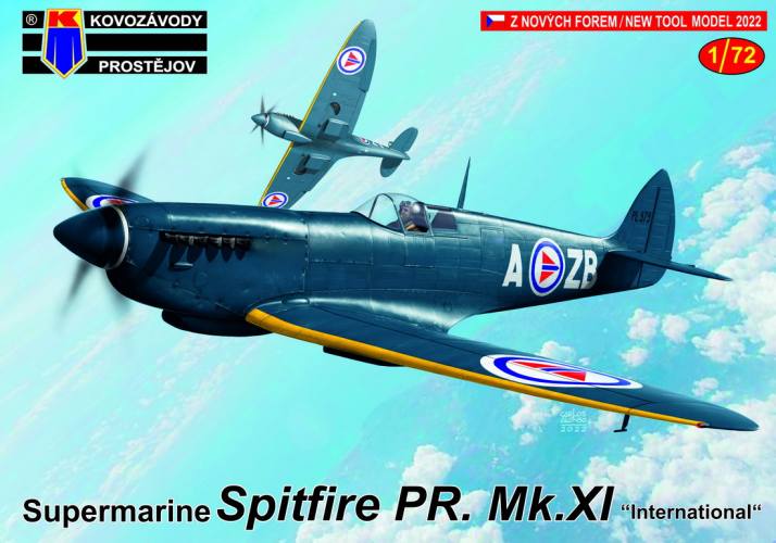KOVOZAVODY 1/72 0293 SUPERMARINE SPITFIRE PR.MK.XI