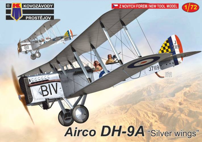 KOVOZAVODY 1/72 0312 AIRCO DH-9A SILVER WINGS 