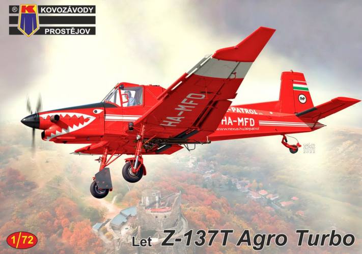 KOVOZAVODY 1/72 0332 LET Z-137T AGRO TURBO 