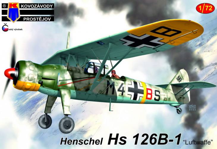 KP 1/72 0336 HENSCHEL HS 126B-1 LUFTWAFFE