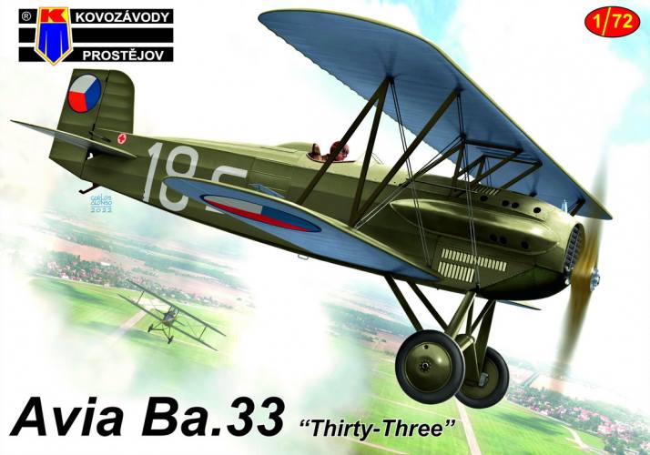 KOVOZAVODY 1/72 0365 AVIA BA.33 THIRTY-THREE 