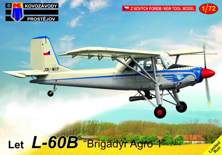KOVOZAVODY 1/72 0393 LET L-60B BRIGADYR AGRO 1