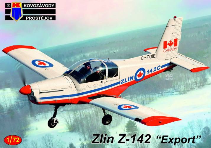 KOVOZAVODY 1/72 0407 ZLIN Z-142 EXPORT