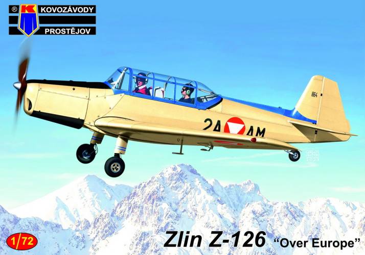 KOVOZAVODY 1/72 0408 ZLIN Z-126 OVER EUROPE 