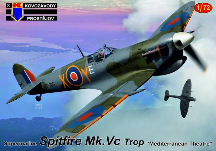 KP 1/72 0417 SUPERMARINE SPITFIRE MK.VC TROP MEDITERRANEAN THEATRE