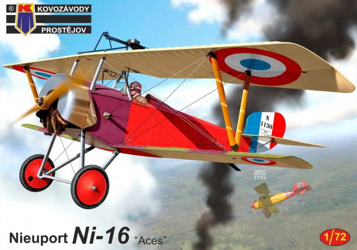KOVOZAVODY 1/72 0451 NIEUPORT NI-16 ACES