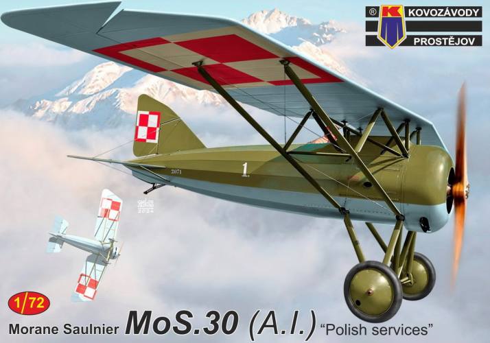 KOVOZAVODY 1/72 0456 MORANE SAULNIER MOS.30  A.I.  POLISH SERVICES