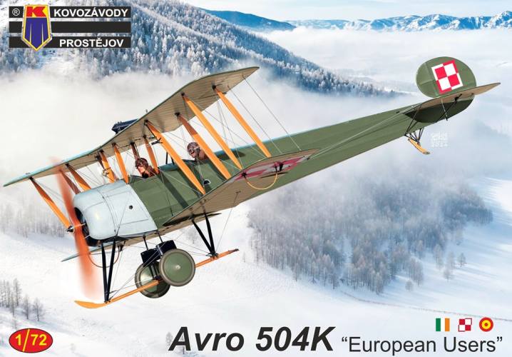 KP 1/72 0465 AVRO 504K EUROPEAN USERS
