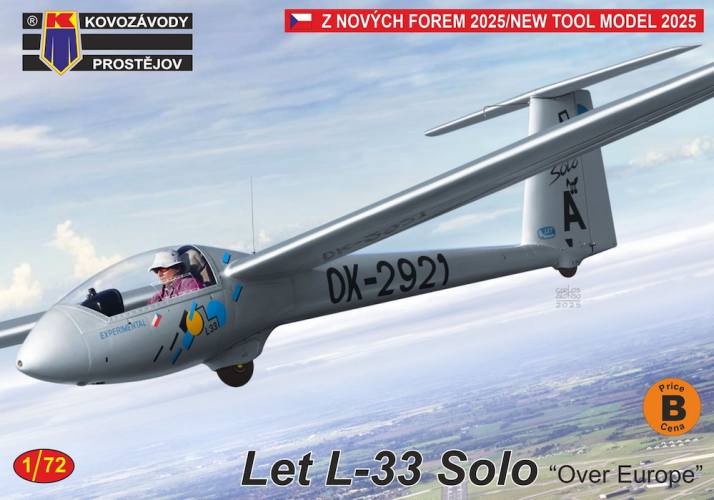 KOVOZAVODY 1/72 0498 LET L-33 SOLO OVER EUROPE