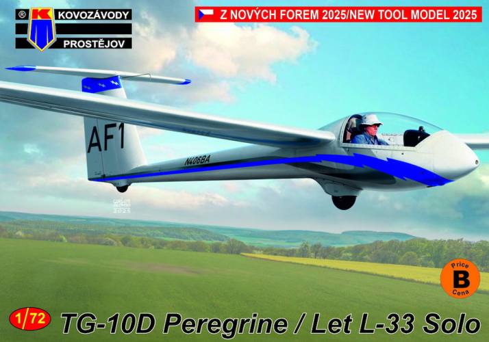 KOVOZAVODY 1/72 0499 TG-10D PEREGRINE LET L-33 SOLO