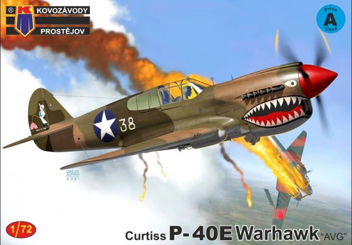 KP 1/72 0509 CURTISS P-40E WARHAWK AVG