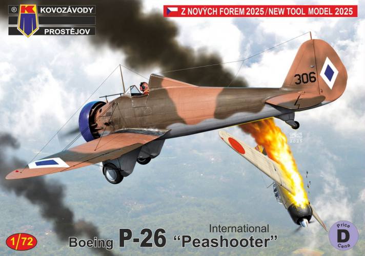 KP 1/72 0518 BOEING P-26 PEASHOOTER INTERNATIONAL