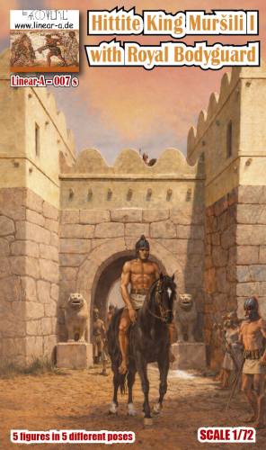 LINEAR-A 1/72 LA-007S HITTITE KING MURSILI I WITH ROYAL BODYGUARD