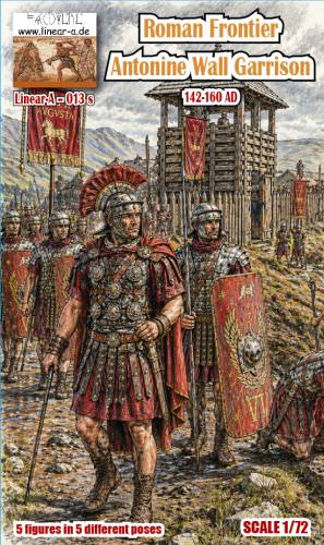 LINEAR-A 1/72 LA-013S ROMAN TRONTIER ANTONINE WALL GARRISON 142-160 AD