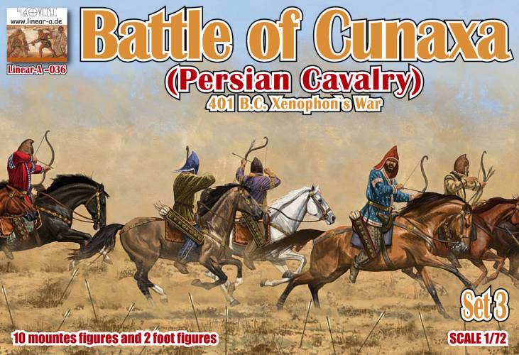 LINEAR-A 1/72 LA036 BATTLE OF CUNAXA PERSIAN CAVALRY 