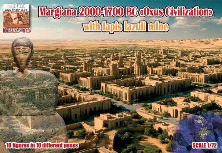 LINEAR-A 1/72 LA044 MARGIANA 2000-1700 BC WITH LAPIS LAZULI MINE
