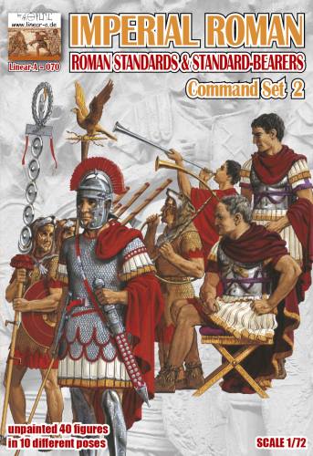 LINEAR-A 1/72 LA070 IMPERIAL ROMAN STANDARDS AND STANDARD-BEARERS SET 2