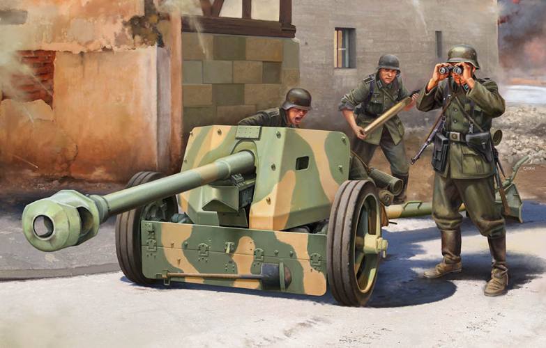 I LOVE KIT 1/16 61608 GERMAN PAK 40 7.5CM ANTI-TANK GUN