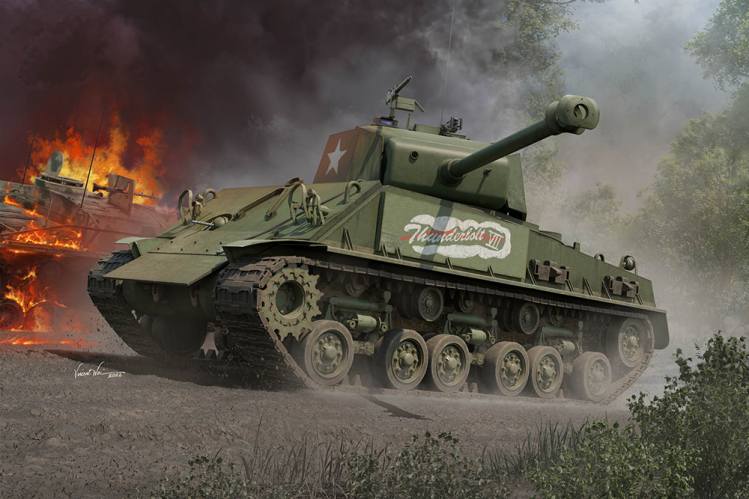 I LOVE KIT 1/16 61621 M4A3E8 THUNDER VII MEDIUM TANK  UK SALE ONLY 