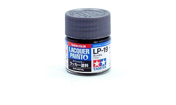 TAMIYA  82119 LP-19 GUN METAL LACQUER PAINT  UK SALE ONLY 