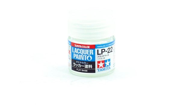 TAMIYA  82122 LP-22 FLAT BASE LACQUER PAINT  UK SALE ONLY 