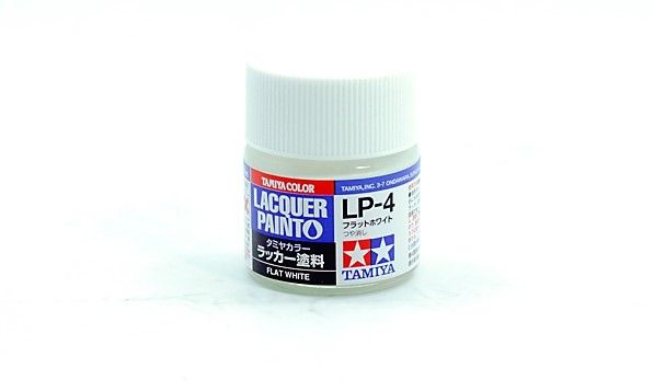 TAMIYA  82104 LP-4 FLAT WHITE LACQUER PAINT  UK SALE ONLY 