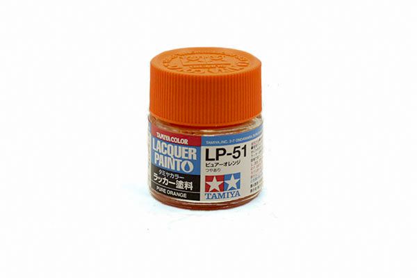 TAMIYA  82151 LP-51 PURE ORANGE LACQUER PAINT  UK SALE ONLY 
